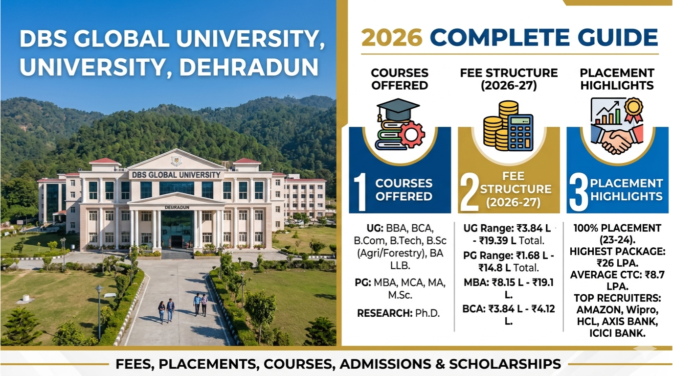 DBS Global University Dehradun: Fees, Placements, and Courses (2026 Guide)
