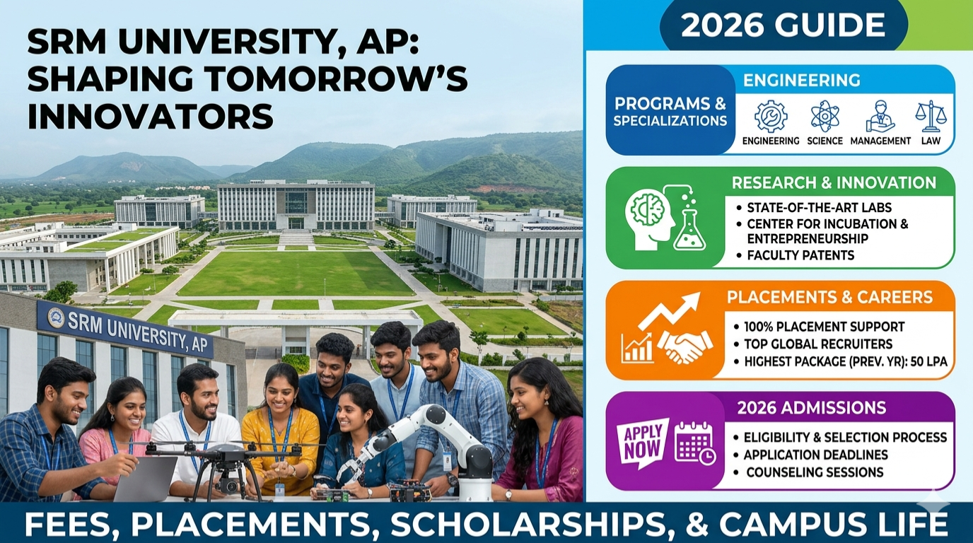 SRM University AP: Shaping Tomorrow’s Innovators (2026 Guide)