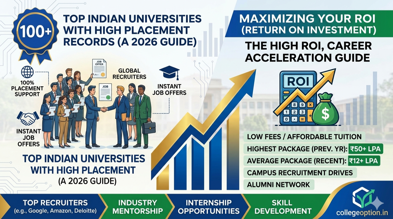 High Job Placement Universities in India: A 2026 ROI & Placement Guide