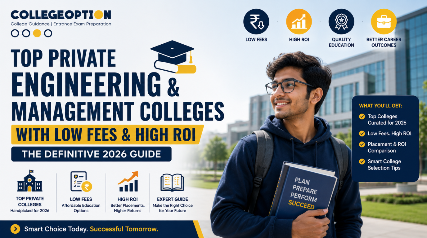 Top Private Engineering & Management Colleges with Low Fees and High ROI: The Definitive 2026 Guide