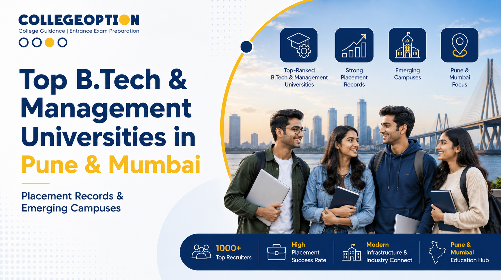 Top B.Tech & Management Universities in Pune and Mumbai: Placement Records & Emerging Campuses