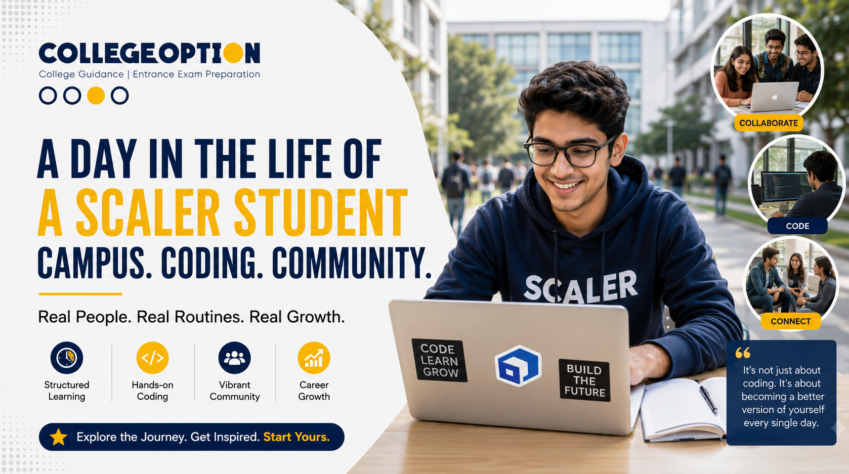 A Day in the Life of a Scaler Student: Campus, Coding & Community
