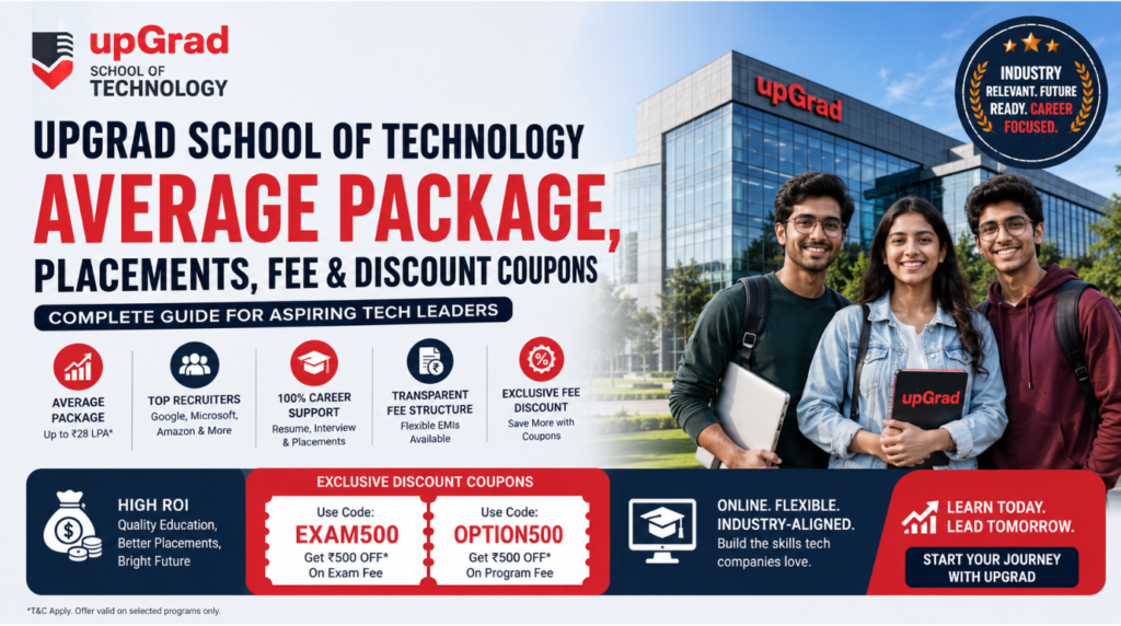 upGRAD School of Technology Average Package